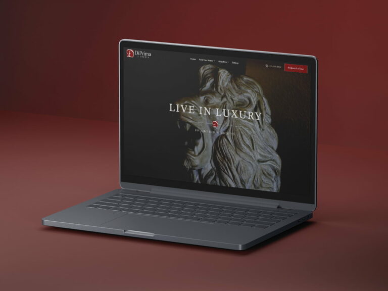 DiPrima Home Builder Website Design Preview Thumbnail