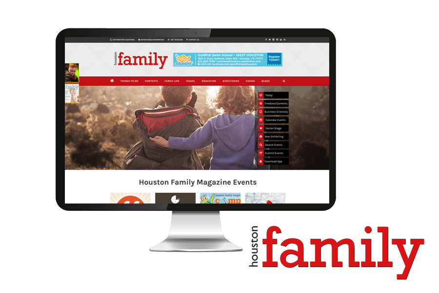 Houston Family Magazine website launch
