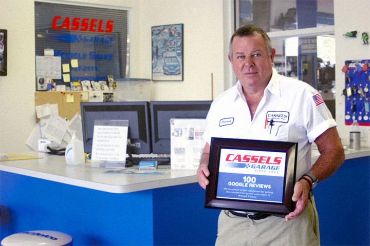 Cassels Garage Google Reviews Award